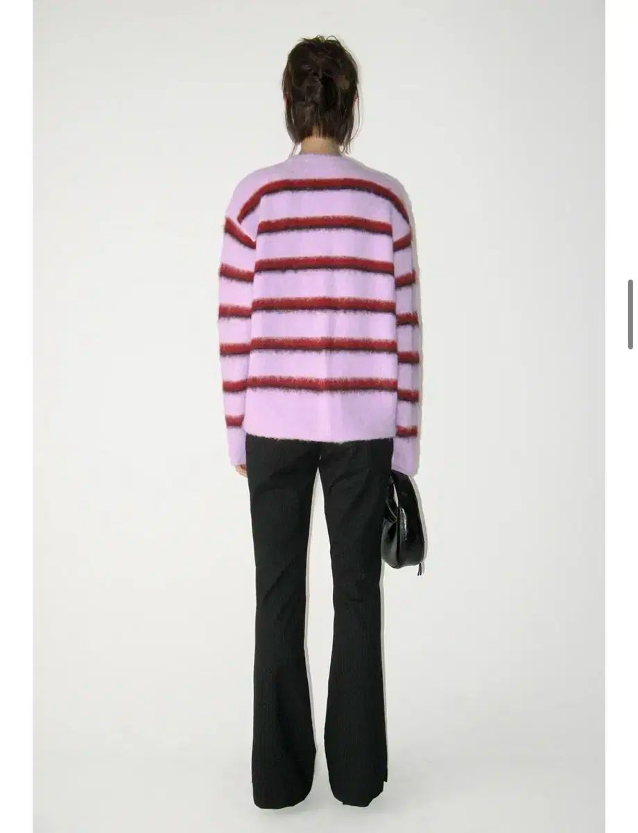 新商品 썬번プロジェクト ヘアリー オーバーサイズ カーディガン パープル