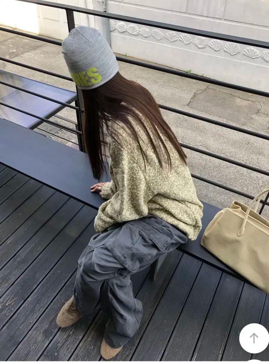 CU soon ヘイズ ニット セーター