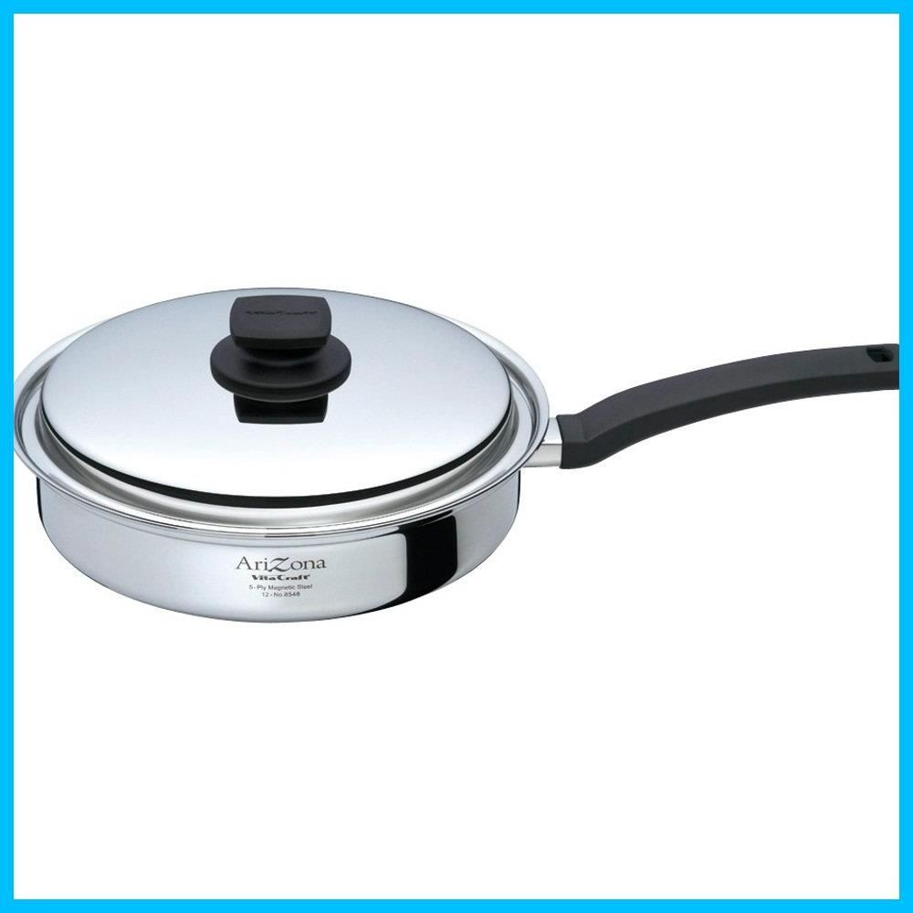 在庫 シルバー 8548 レシピ付 アリゾナ 27cm フライパン ビタクラフト