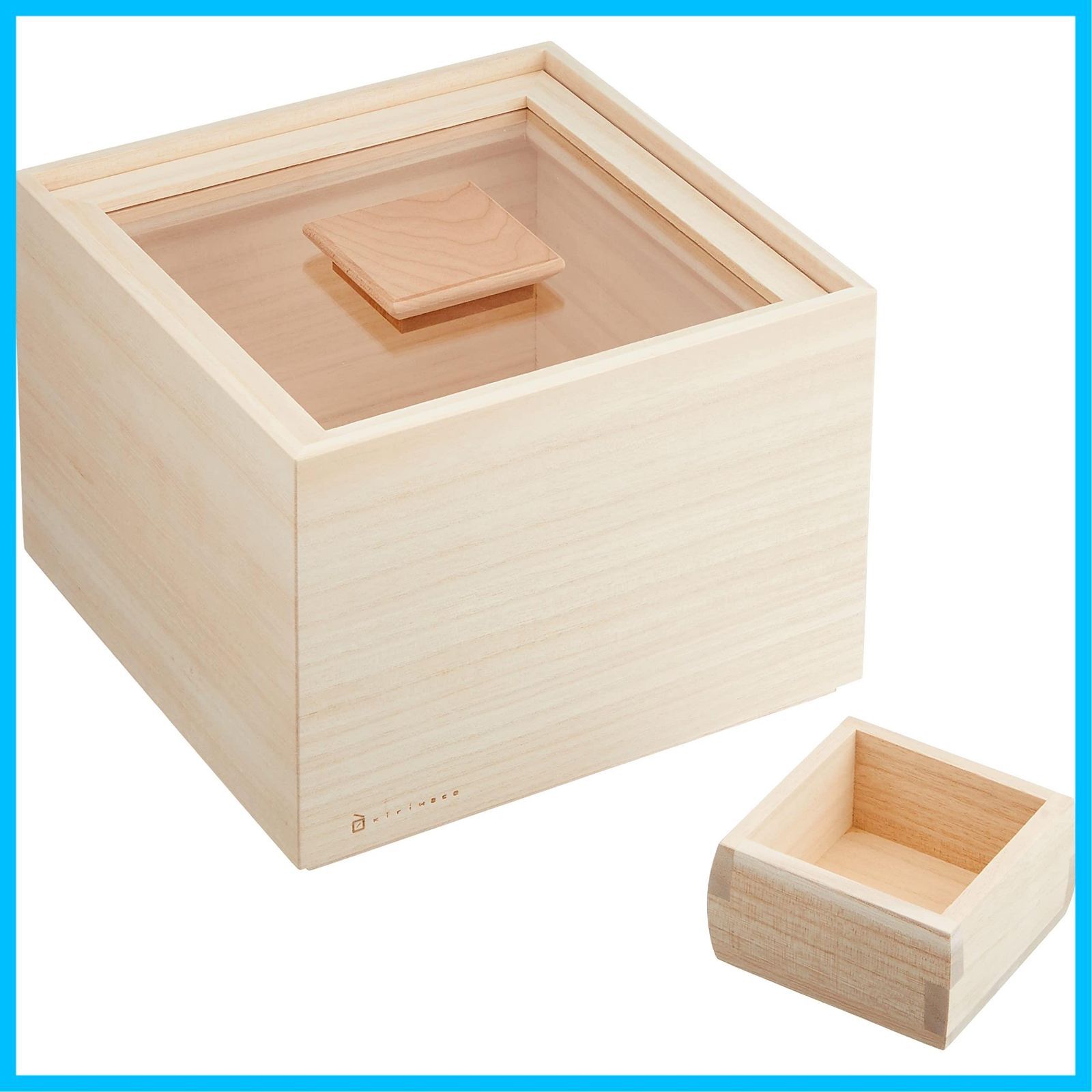 在庫 ライスストッカー 生産 保存容器 雑穀米 桐箱 玄米 桐製 お米 桐の米びつ 防虫 3kg bitsu おしゃれ kome 米びつ ベージュ 増田桐箱店