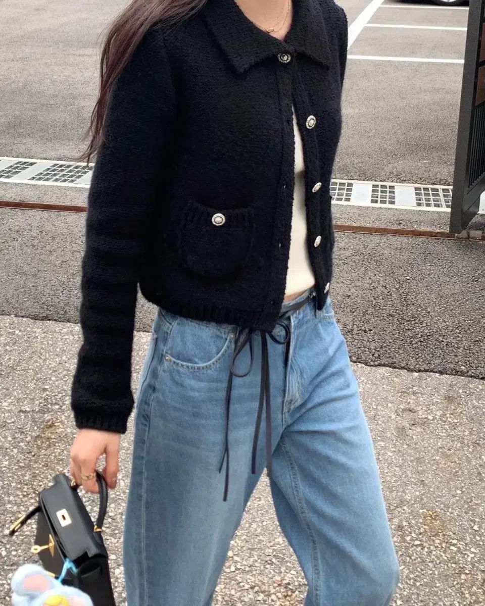  ルプレイン mui tweed ツイード ブラック カーディガン 長袖 カーディガン ボレロ アンサンブル