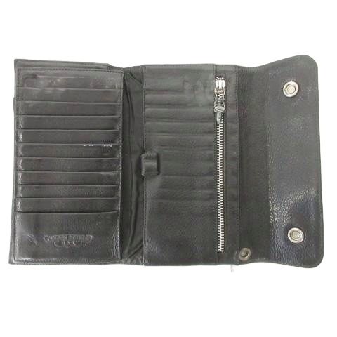 美品　CHROME HEARTS WAVE WALLET 長財布　ダガーチャーム 美品 CHROME HEARTS WAVE WALLET 長財布 ダガーチャーム 美品 CHROME