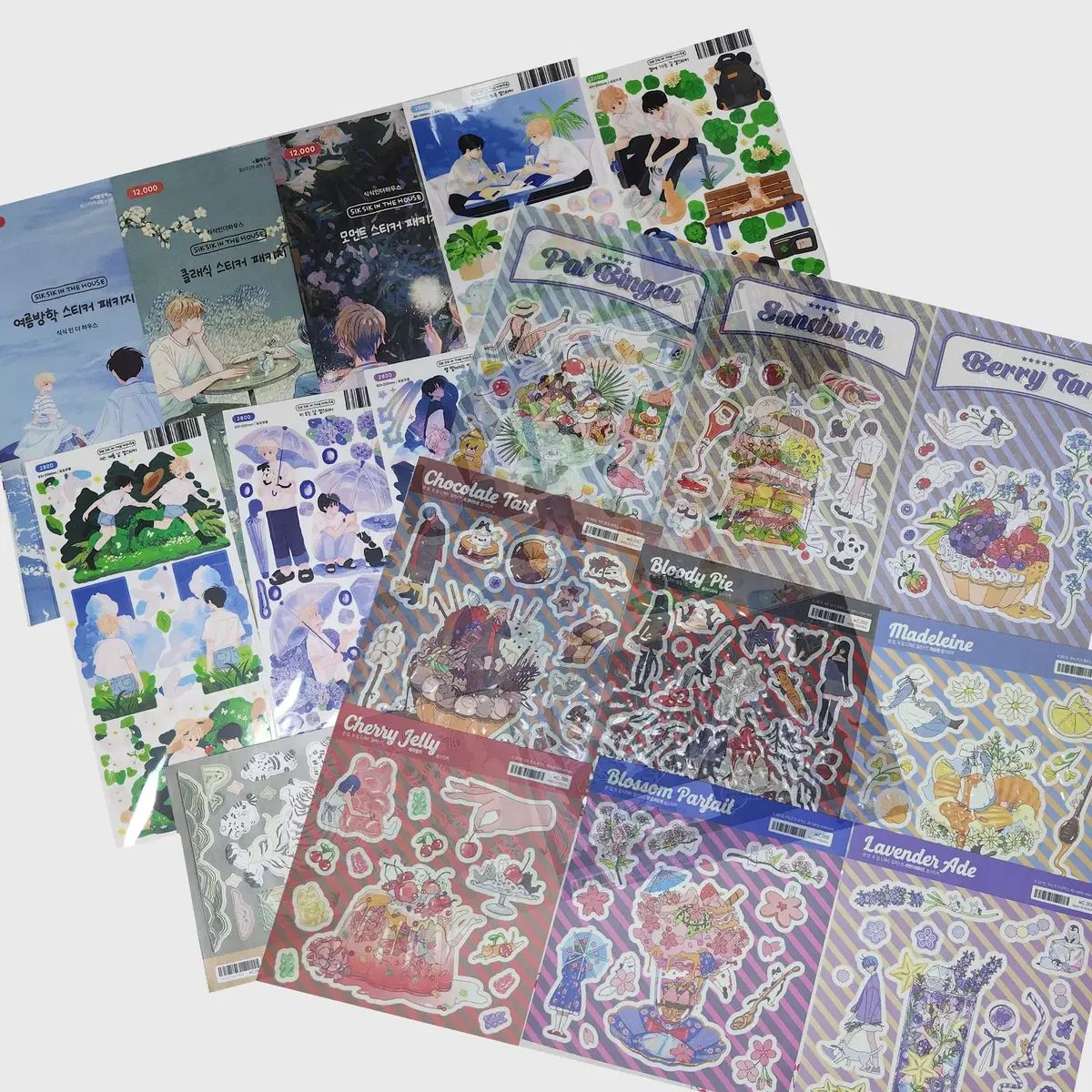 식식인더하우스 シールステッカー 以下 シール ステッカー ダイアリーデコ キャラクター