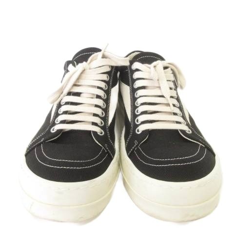 ダークシャドウ DRKSHDW リックオウエンス 24SS sneakes ヴィンテージ スニーカーズ キャンバス 42 約27cm 911 DU02D2803