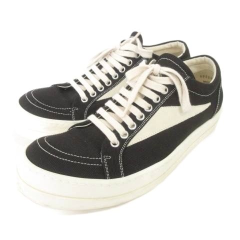 ダークシャドウ DRKSHDW リックオウエンス 24 SS sneakes ヴィンテージ スニーカーズ キャンバス 42 約27 cm 911