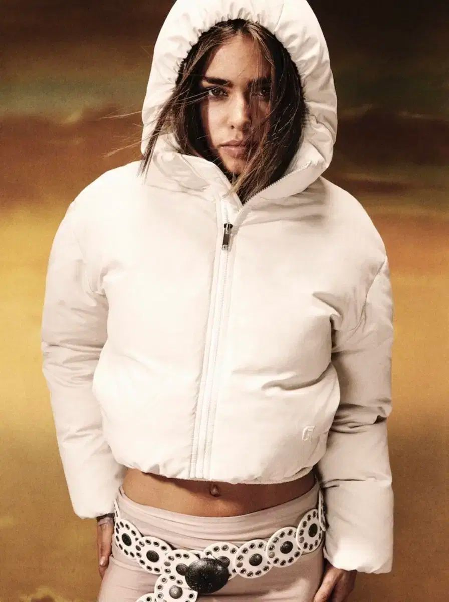 GLOWNY グロウニー バウンダリーズ ダウン パファー ジャケット アイボリー