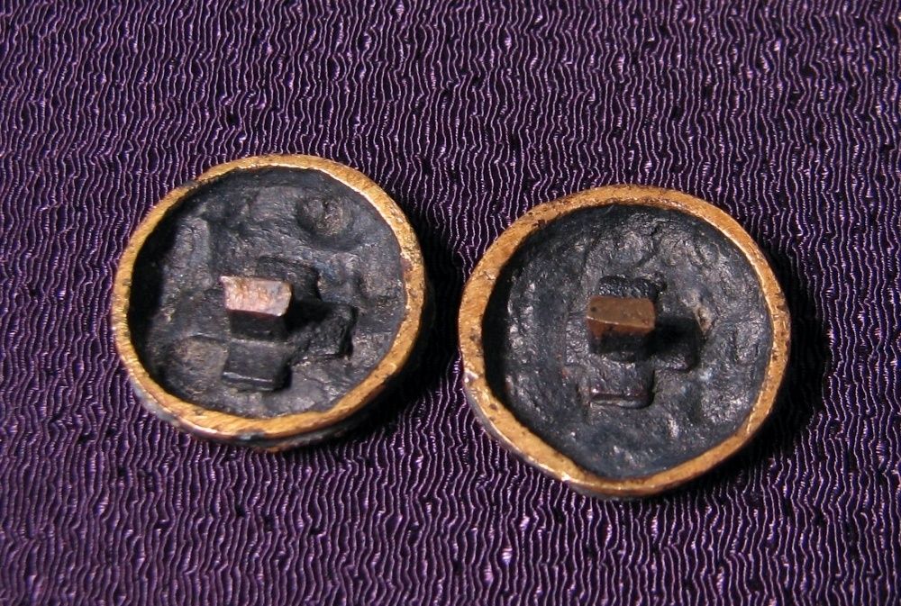 a5 大鐔 鉄鐔 多数の刻印 天法鐔？ 刻印追打鉄地天法鐔 品番