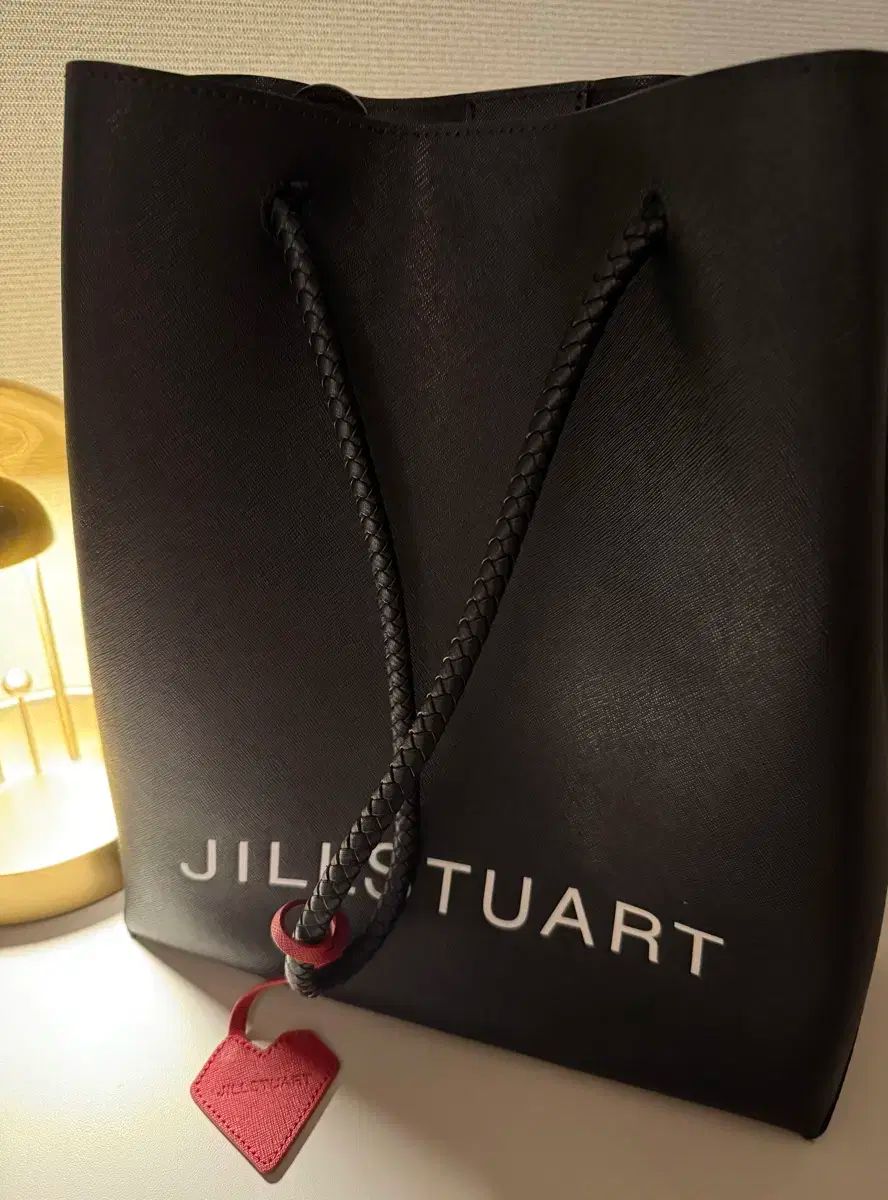 JILL STUART ジルスチュアート ハートチャーム ショッパーバッグ ブラック
