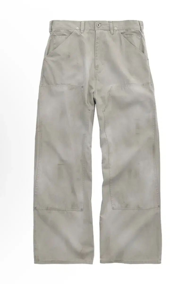 4 ポリテル ダブルニー ウォッシュ パンツ ライトグレー