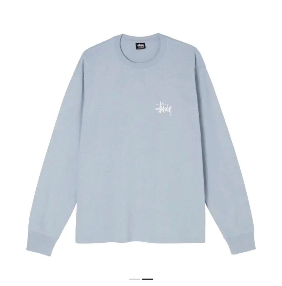 STUSSY ロングスリーブ スカイ スチール