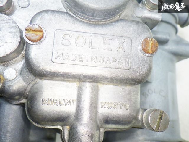 未使用 在庫有 SOLEX ソレックス キャブレター キャブ スロットル 2基