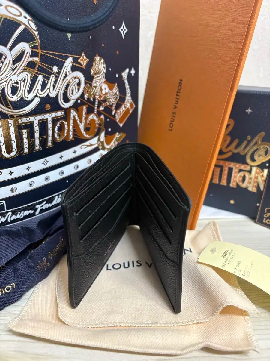 ルイヴィトン モノグラム 二つ折り財布 グレー