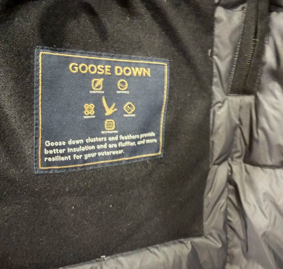 グースダウン コート