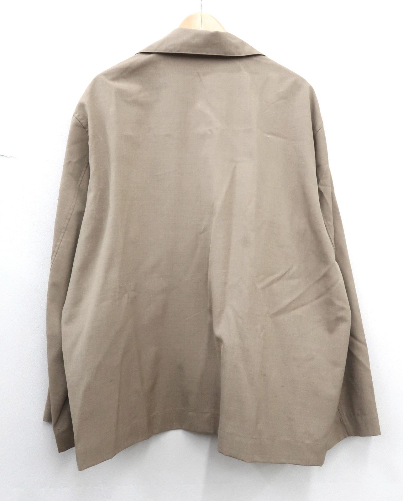 AURALEE オーラリー 18SS A8SB01WT WOOL SILK TROPICAL SHIRTS JACKET シルク混 トロピカル シャツ ジャケット 4