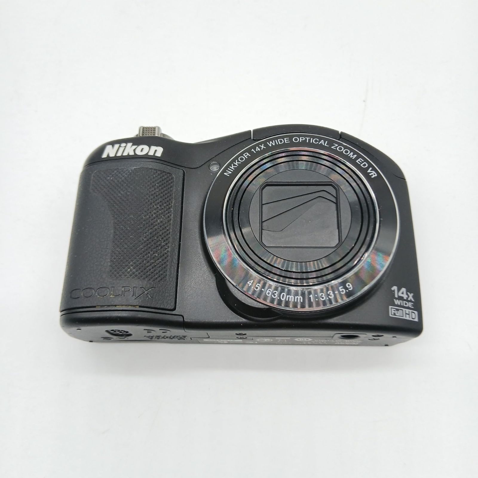 No.4299 Nikon デジタルカメラ COOLPIX L610 光学14倍 単3形電池対応 ブラック L610BK