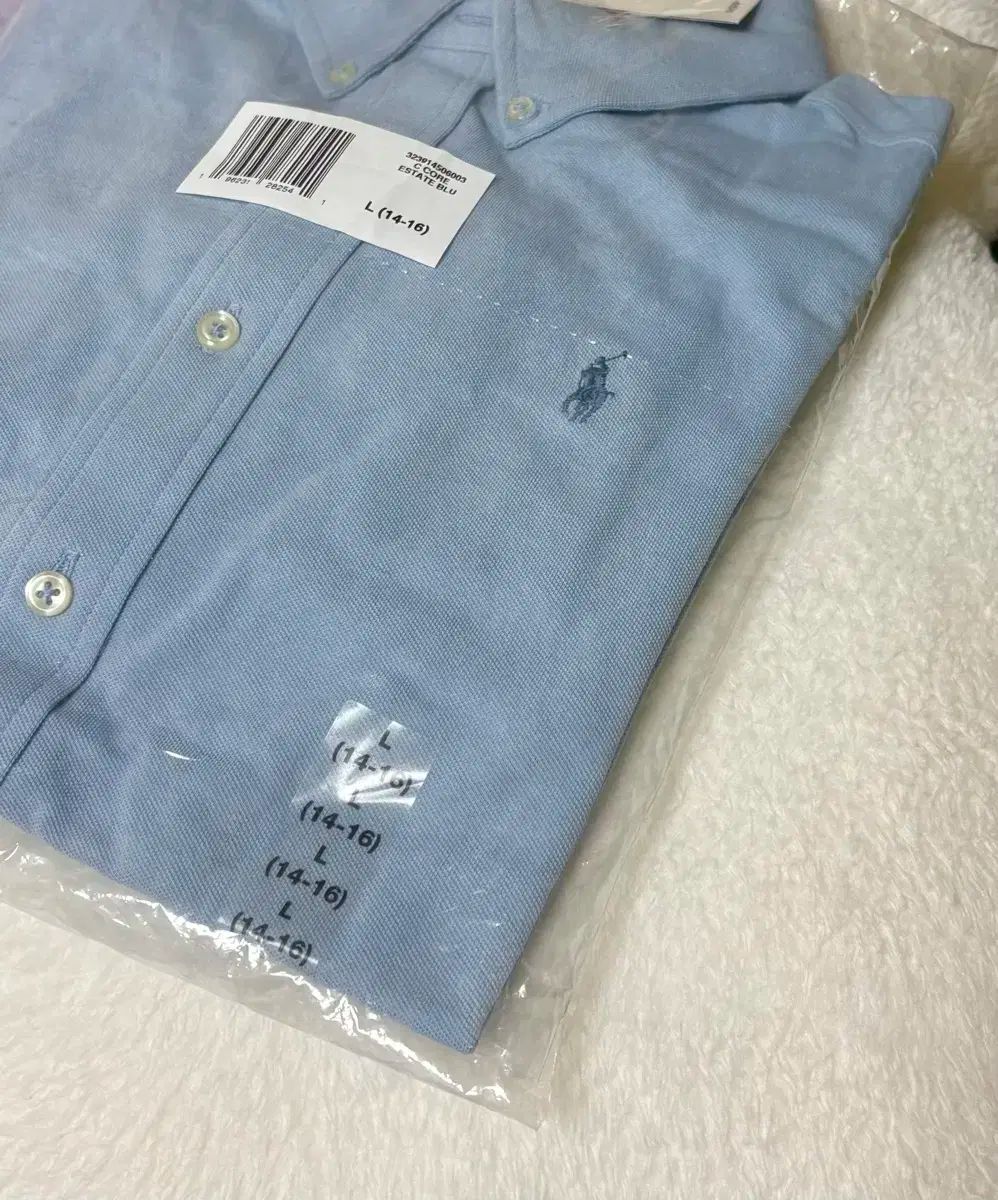 ポロ スカイブルー メッシュ シャツ レディース