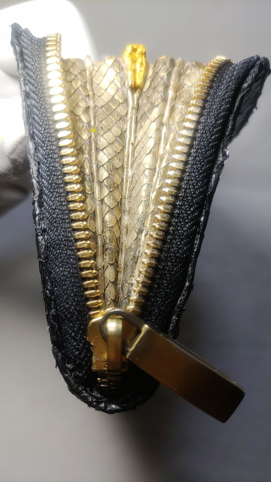  ダイヤモンド パイソン ラウンドタイプ ロングウォレット 長財布 財布 ケース 小物入れ