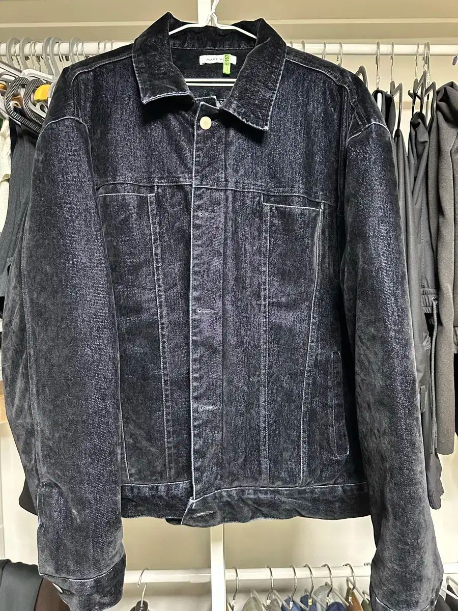 ベルベット デニムジャケット