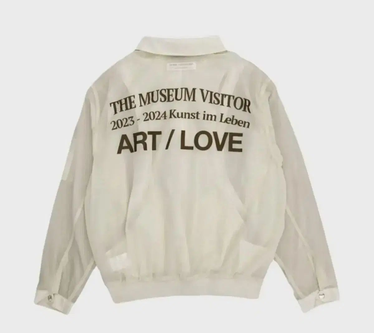 THE MUSEUM VISITOR ザミュージアムビジター art love ウィンドブレーカー