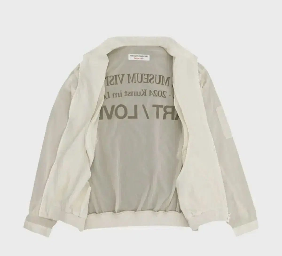 THE MUSEUM VISITOR ザミュージアムビジター art love ウィンドブレーカー