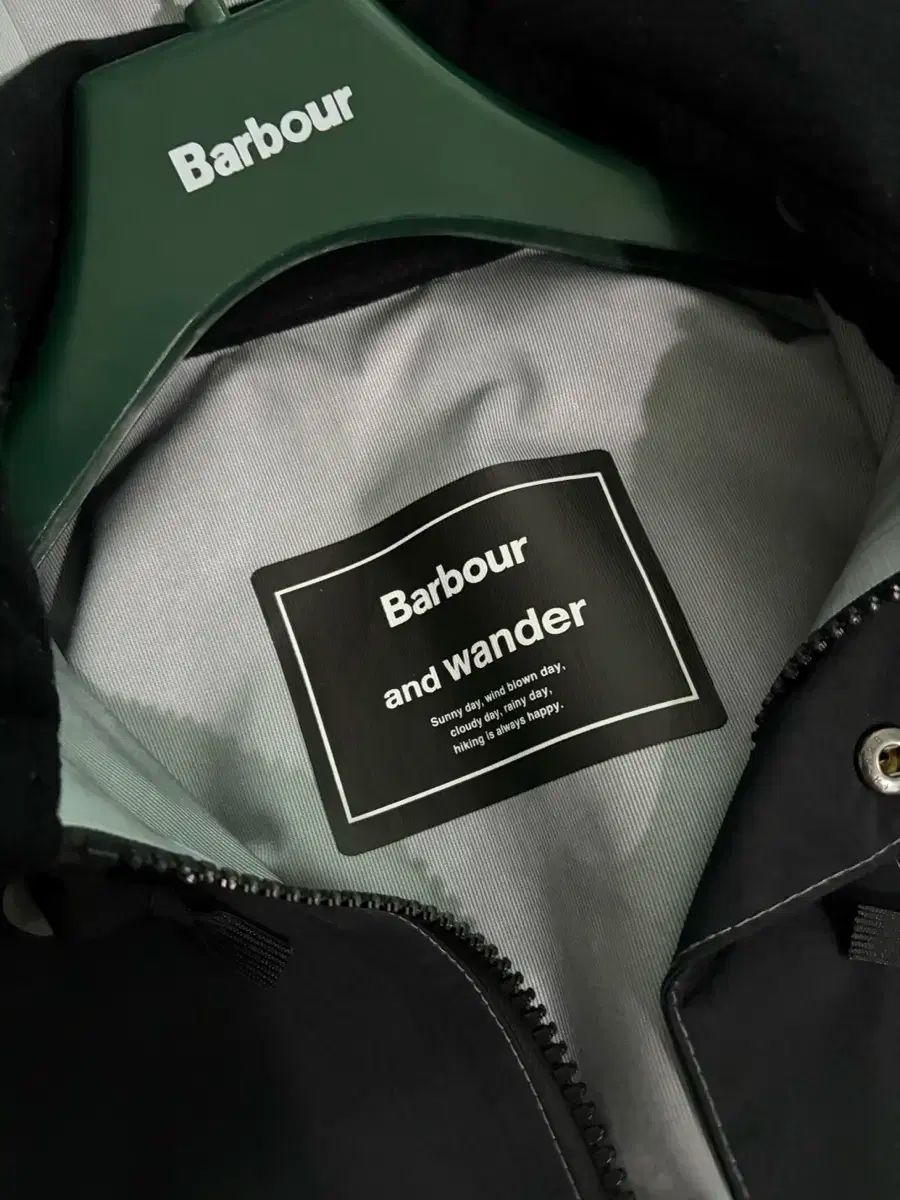 Barbour and wander コラボ パーテックス シールド ジャケット