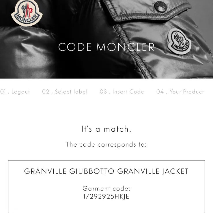 MONCLER モンクレール