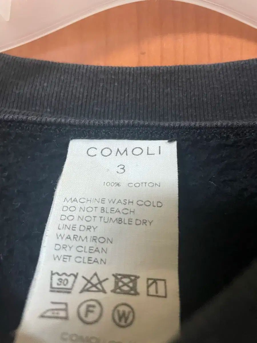 comoli コモリ スウェットシャツ スウェット ブラック 3