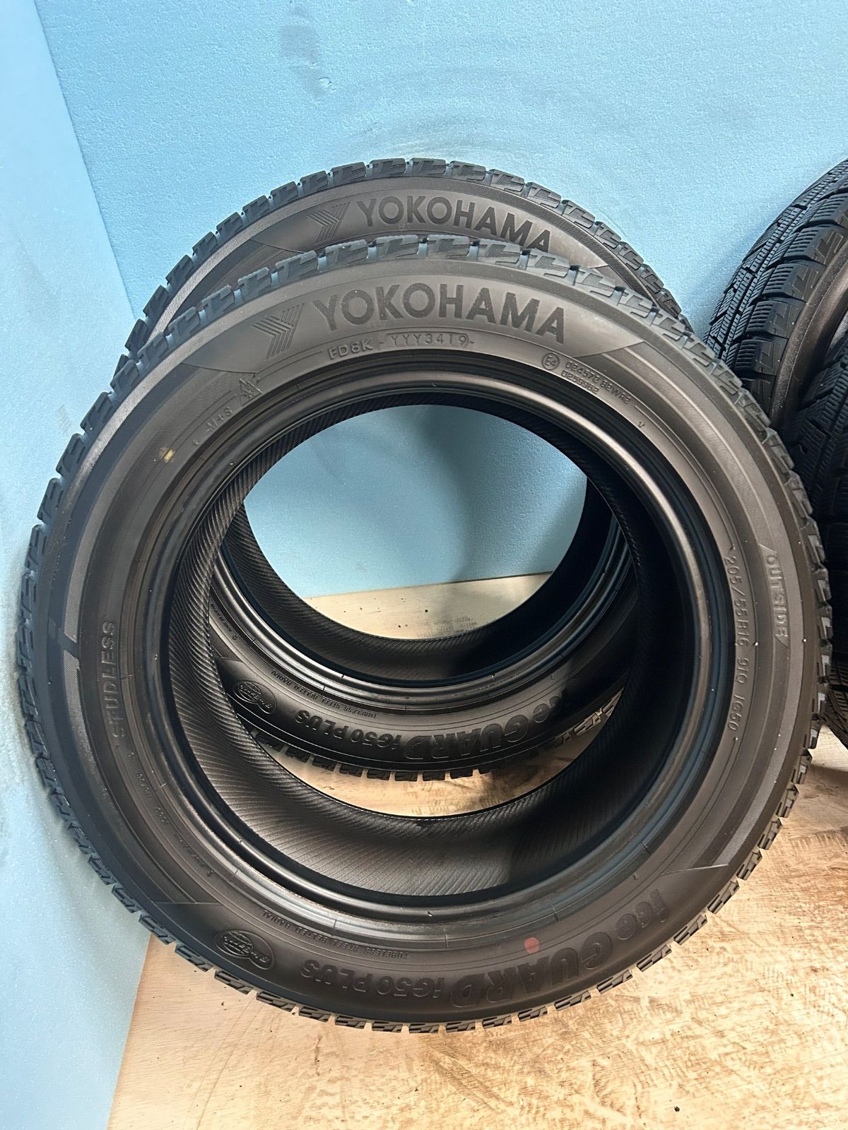 205 55 R 16 ｉG 50 PLUS スタッドレスタイヤ 16インチ 4本セット iG PLAS NO 14 y