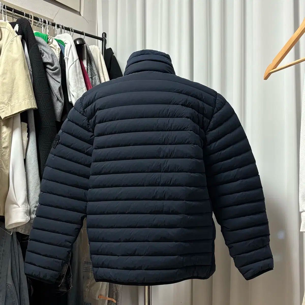 xl ストーンアイランド ルームウーブン 軽量ダウン