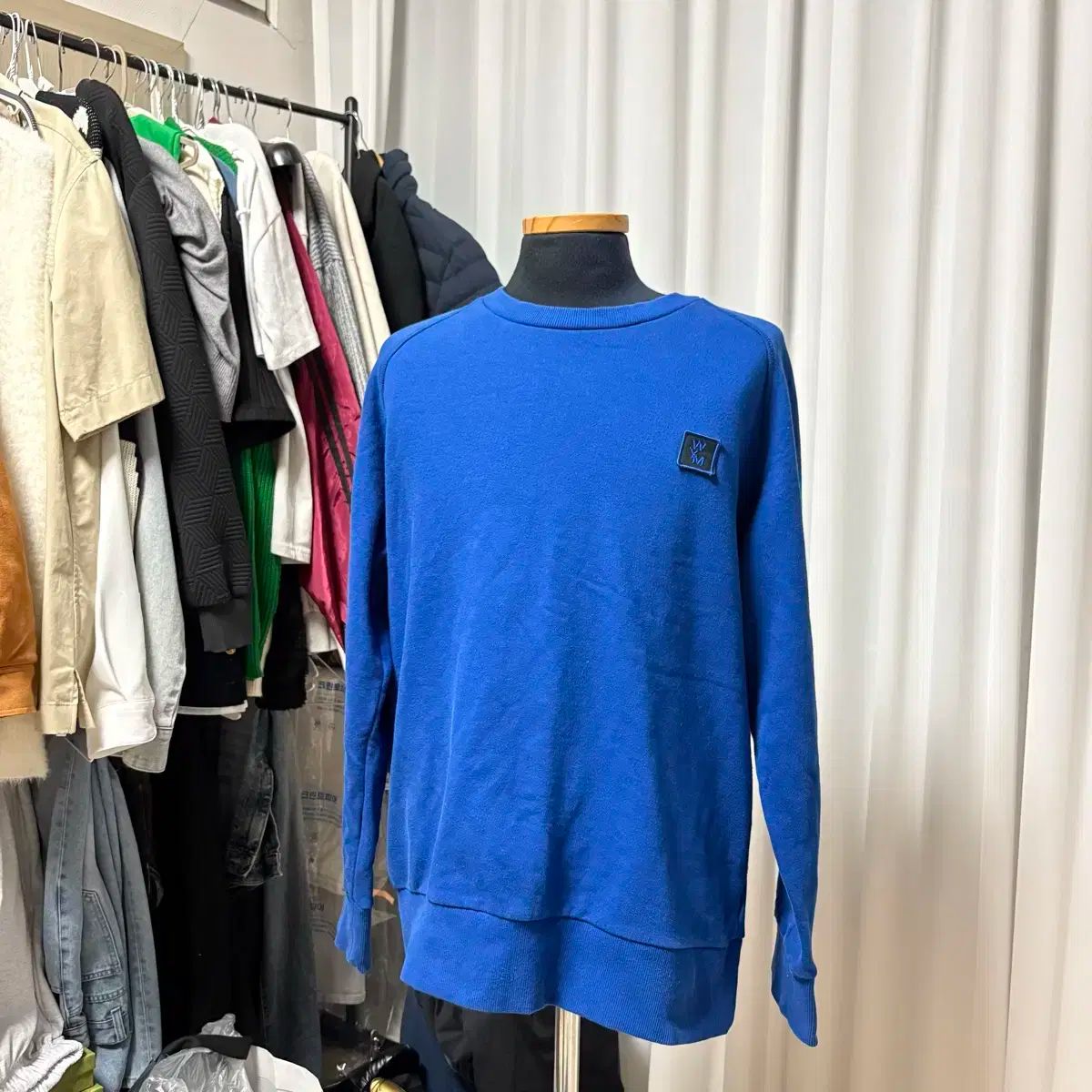 50 WOOYOUNGMI ウーヨンミ 全面パッチ スウェット