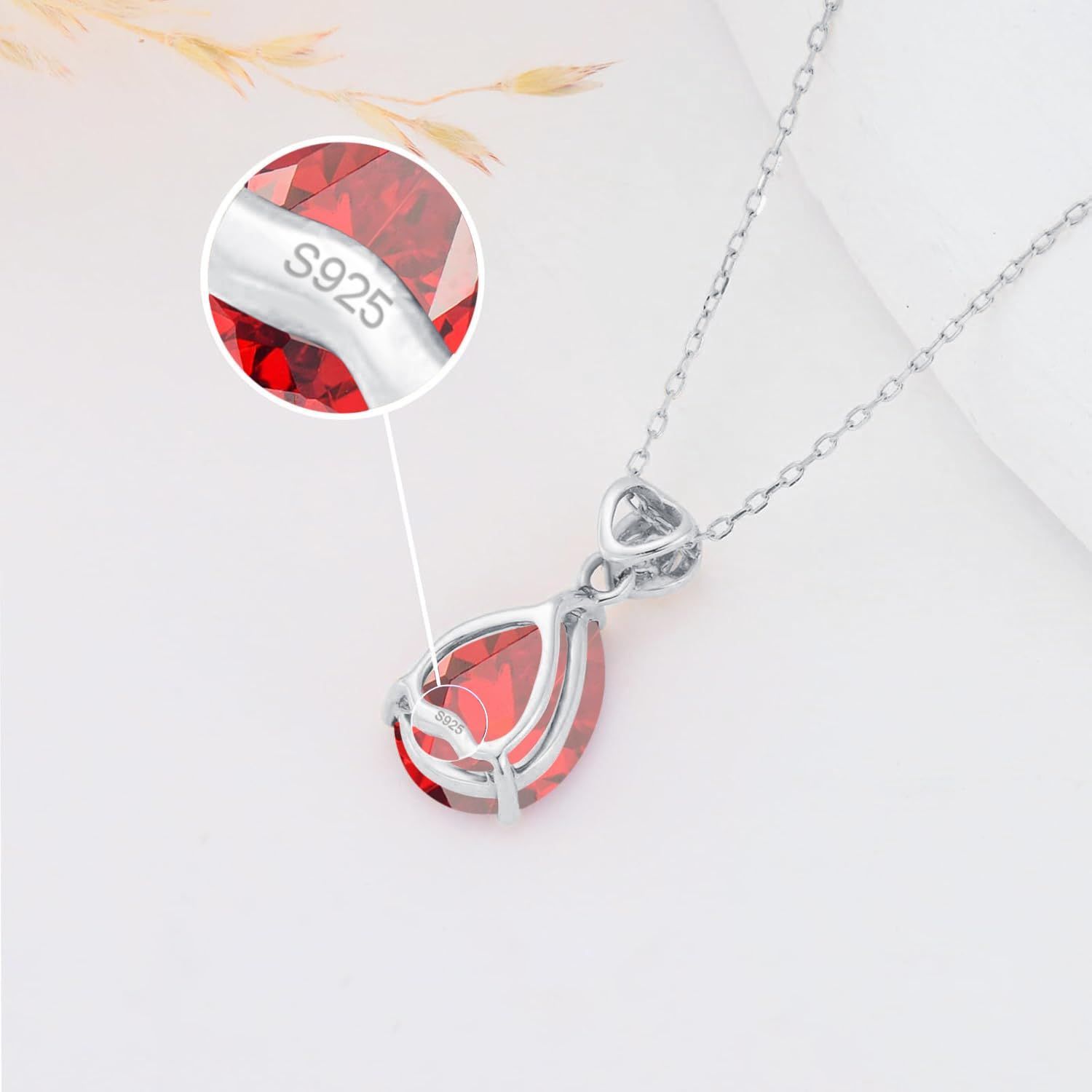 金属アレルギー対応 人気 ネックレス ネックレス 女性 シルバー925 ダイヤモンド ギフト ペンダント しずくモチーフ 誕生日 誕生石 クリスマス レディース プレゼント AOBOCO WWW_OPDRERGINERDOGAN_COM