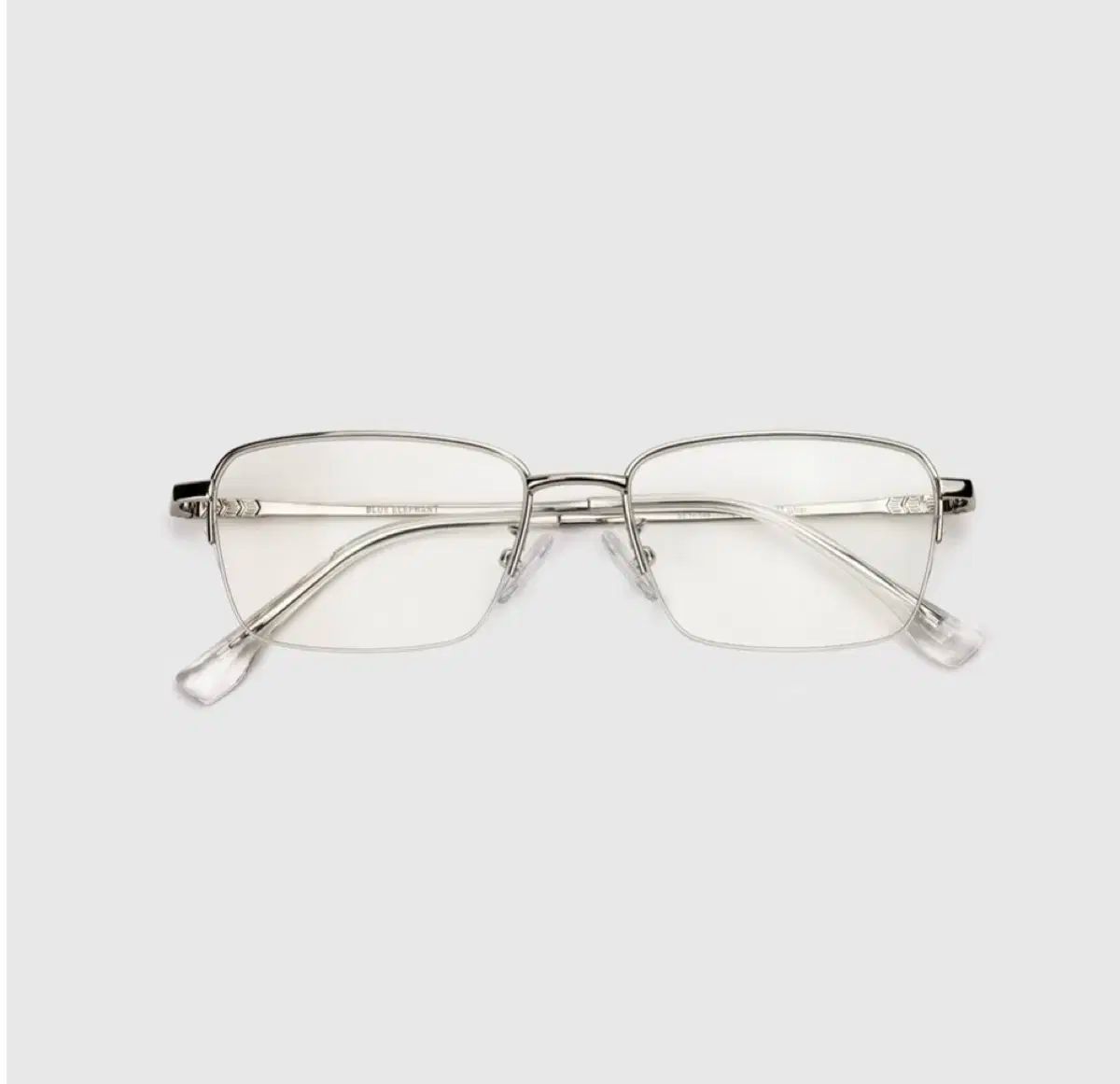 Vintage シルバー ギークシック 合金 フレーム