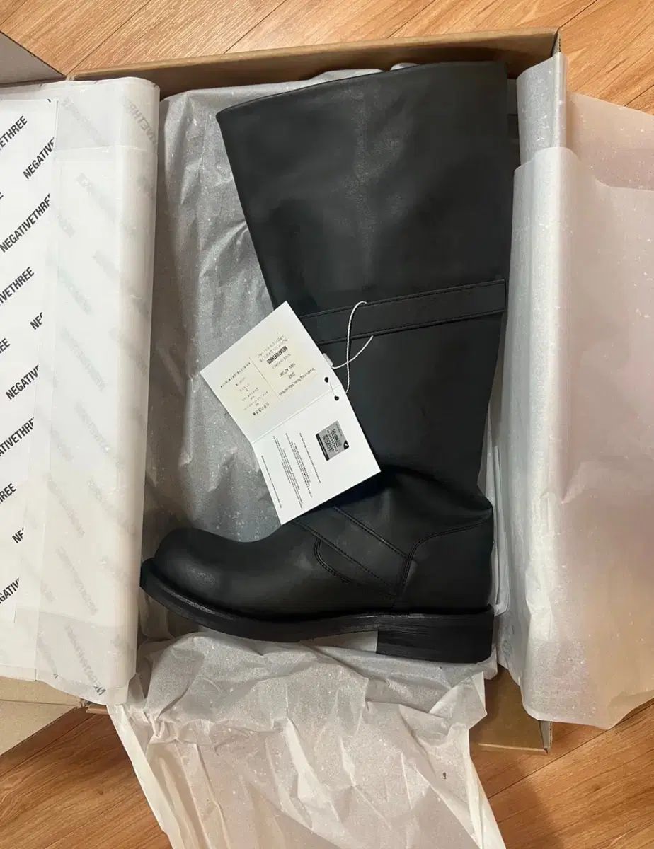 当日配送 ネガティブスリー スラウチ ロングブーツ 230