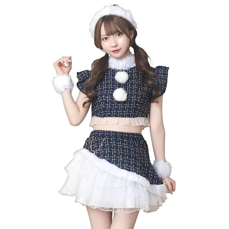 クリアストーン Clearstone リリカルパレット コスプレ ツイードサンタ レディース ブルー