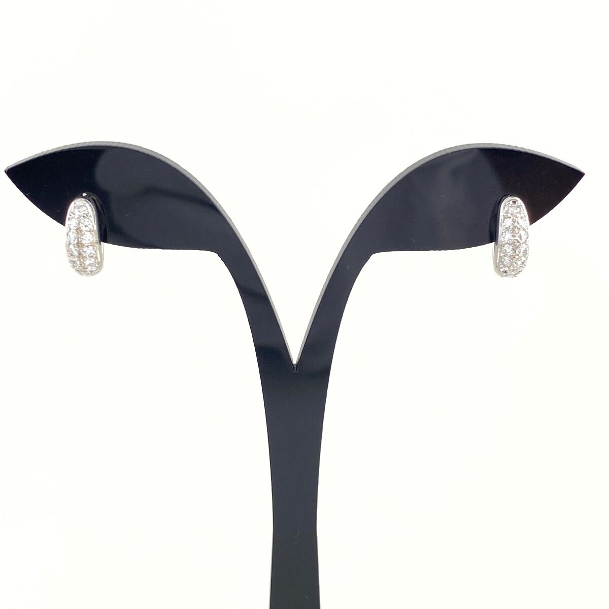 ミキモト MIKIMOTO メレダイヤ デザインピアス ピアス K18 ダイヤモンド レディース