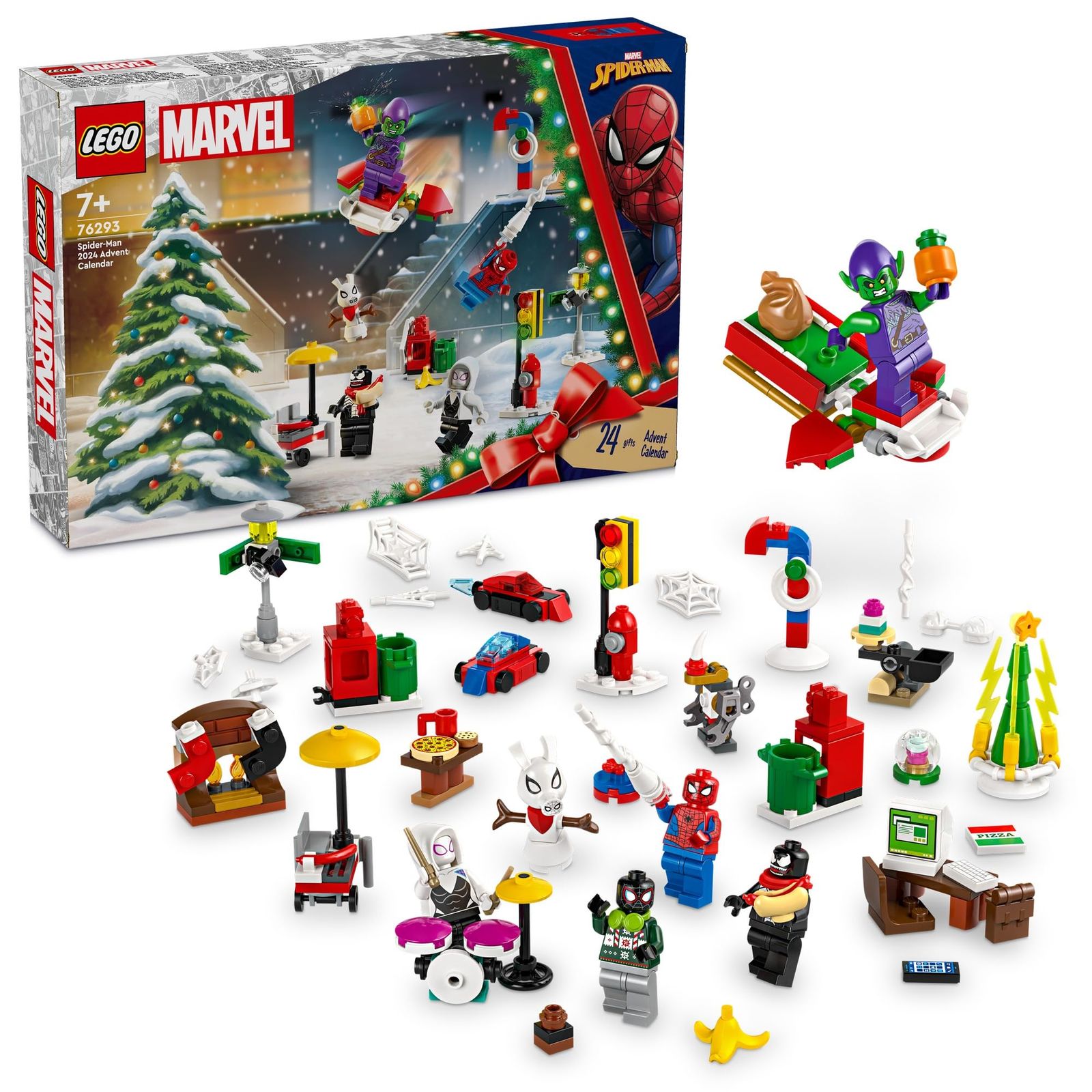 レゴ LEGO スーパー ヒーローズ R マーベル スパイダーマン アドベントカレンダー 2025 おもちゃ 玩具 プレゼント ブロック 男の子 女の子 子供 7歳 8歳 9歳 03 2025発売