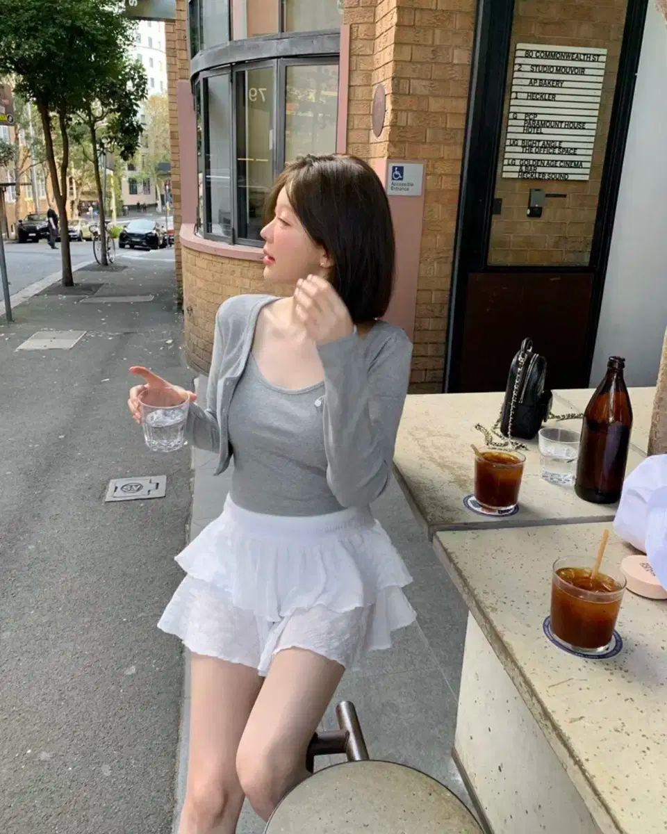 ソバーショップ グレー カーディガン セット