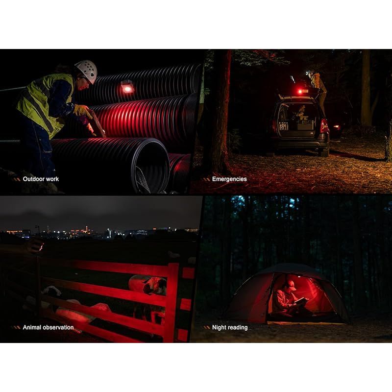 Fenix CL27R 充電式マルチビームランタン 1600ルーメン 180m 最大285時間 レッドライトモード 無段階の色温度と明るさ調整 360°磁気ハンドル IP66 ワイルドグリーン OLIVEOS_COM_TR