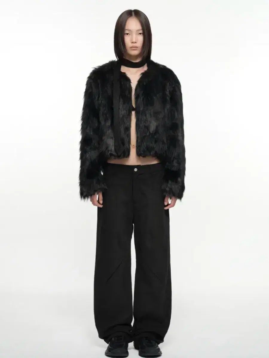 NACHE ナチェ ファージャケット カーキブラック