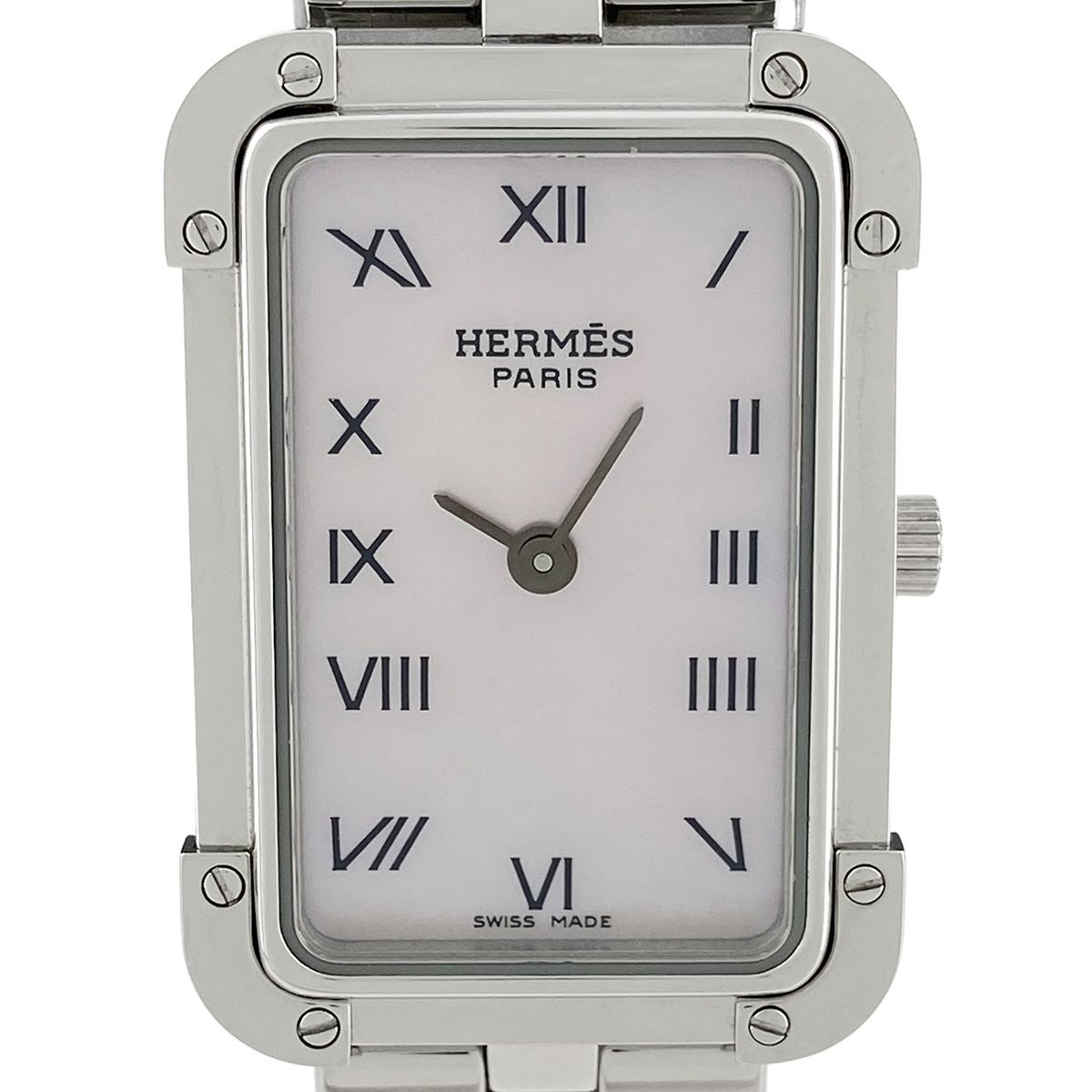 エルメス HERMES クロアジュール CR2.210 腕時計 SS クォーツ レディース
