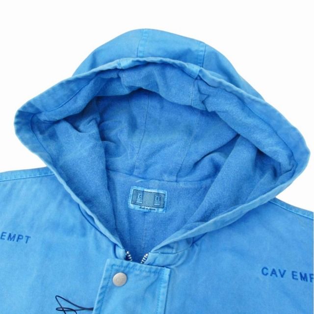 24aw シーイー C.E Overdye Blue Hood Jacket オーバーダイ ブルー 