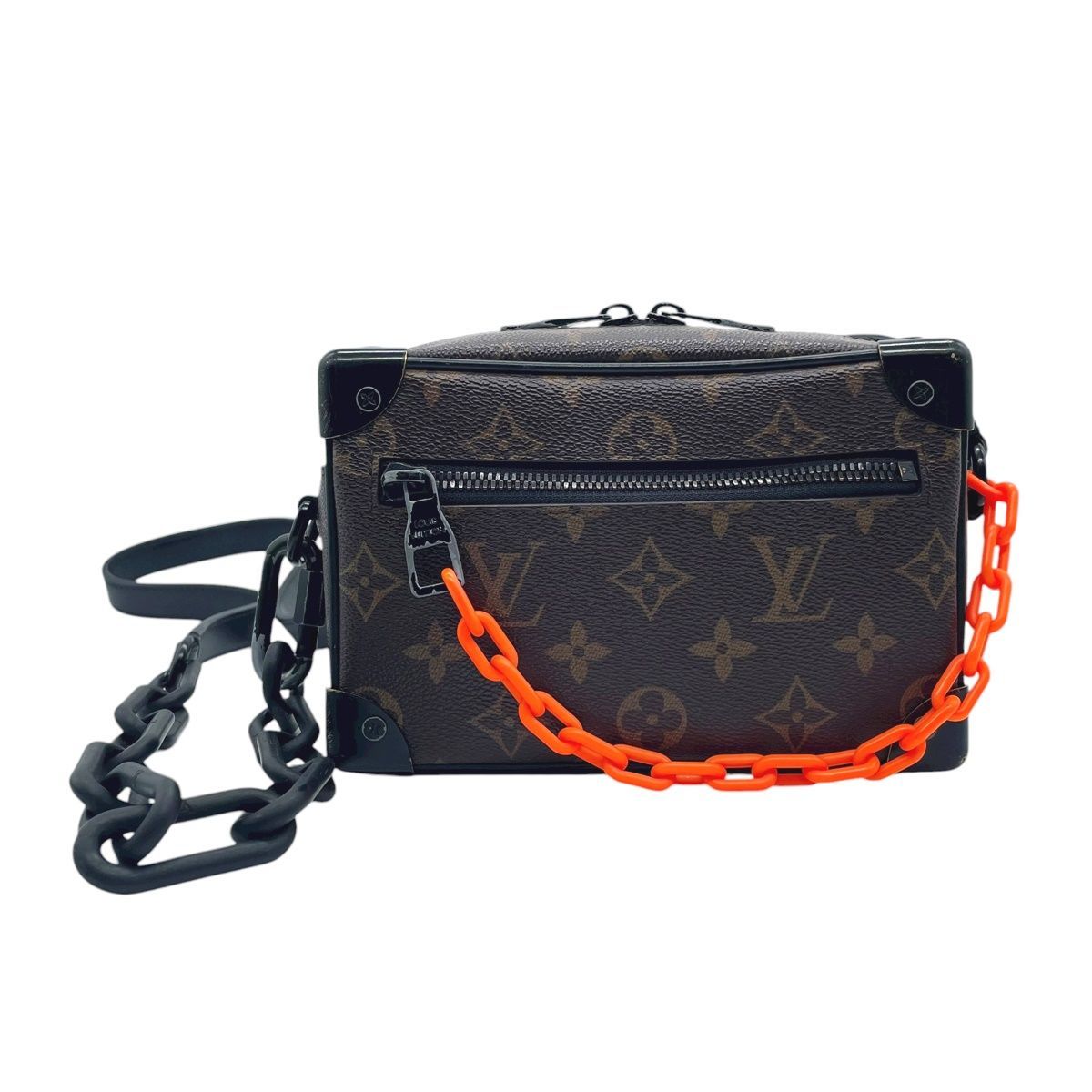LOUIS VUITTON ルイ ヴィトン ミニ・ソフトトランク M44480 モノグラム・キャンバス ブラウン メンズ ショルダーバッグ 25022505 RD