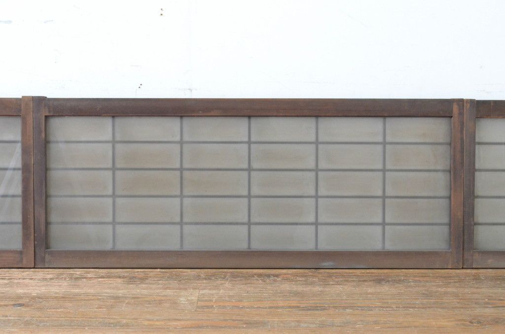 現状販売 小さなガラス窓4枚セット