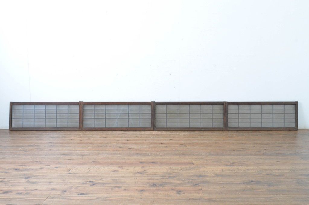 小さなガラス窓4枚セット