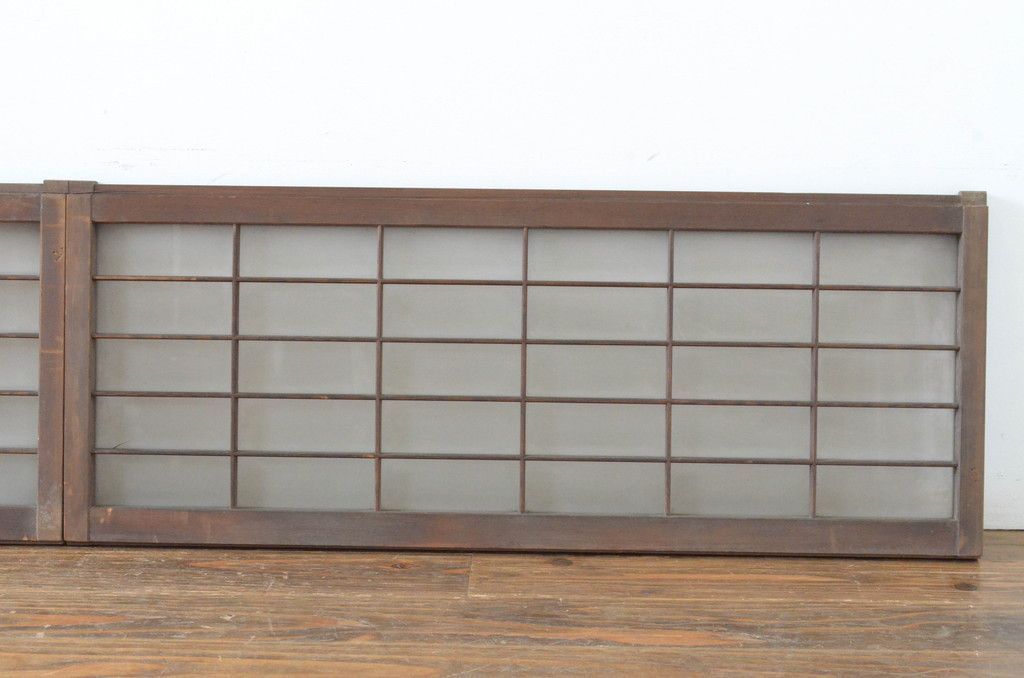 現状販売 小さなガラス窓4枚セット