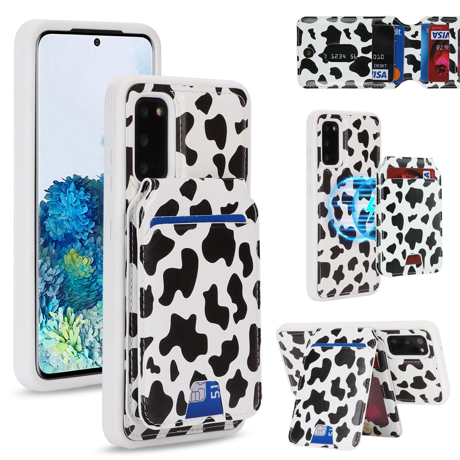 数量限定，セール 新品 Galaxy S20 SC-51A SCG01 対応 スマホケース MageSafe 対応 スマホケース ケースGalaxy S20 分離型手帳 ケース Galaxy S20 手帳型 二合一 MageSafe 【MageSafe 対応 スマホケース u0026可 その他