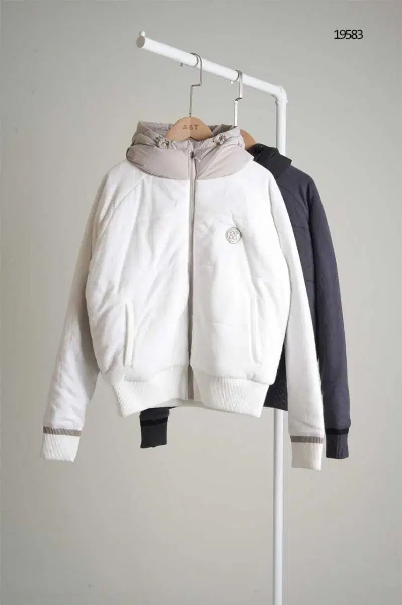 G FORE(ジーフォア) ダウン ミックス フード フルジップアップ ゴルフ