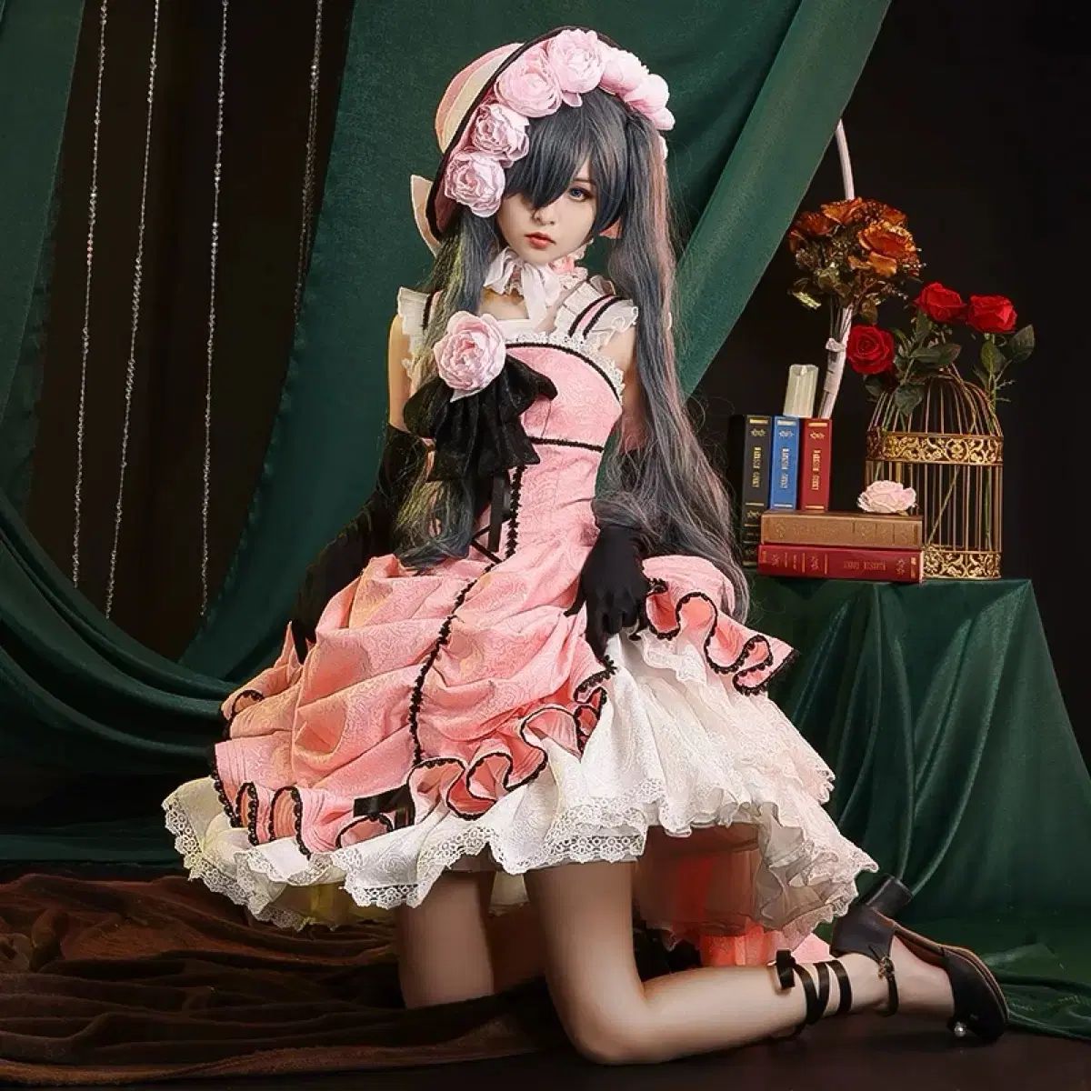 삼망샵 黒執事 5 シエル ファントムハイヴ ウール新 コスプレ