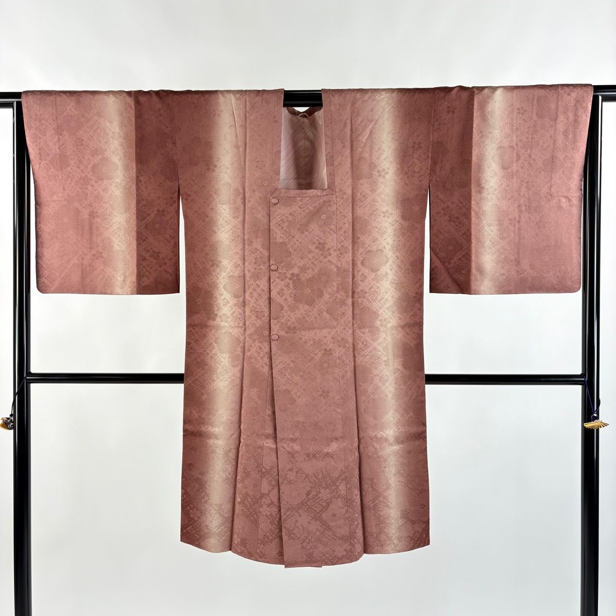 縦ぼかし 小豆色