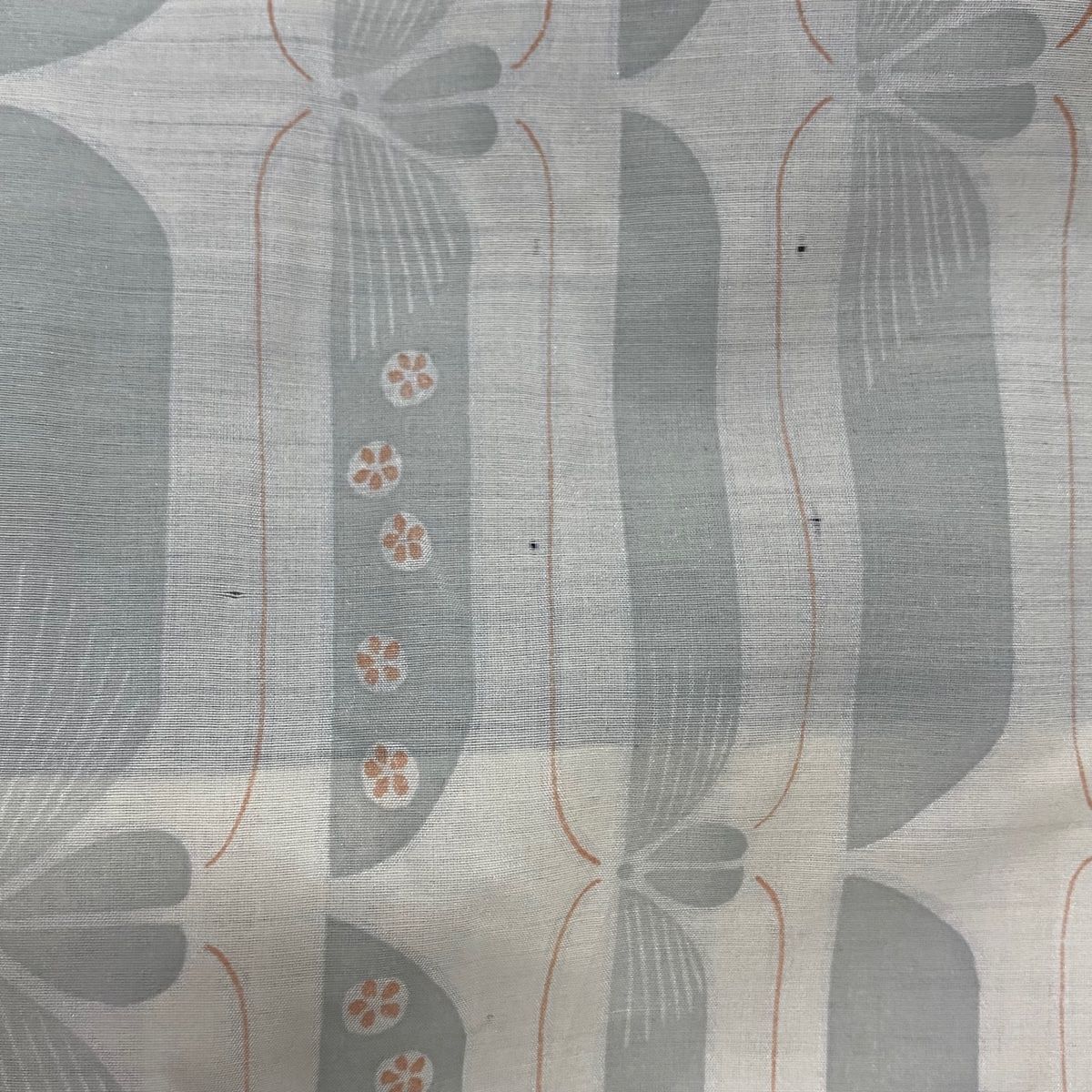  道中着 身丈106 5 cm 裄丈68 L 和装コート 着物衿 横縞 青 正絹 羽織 着物 浴衣